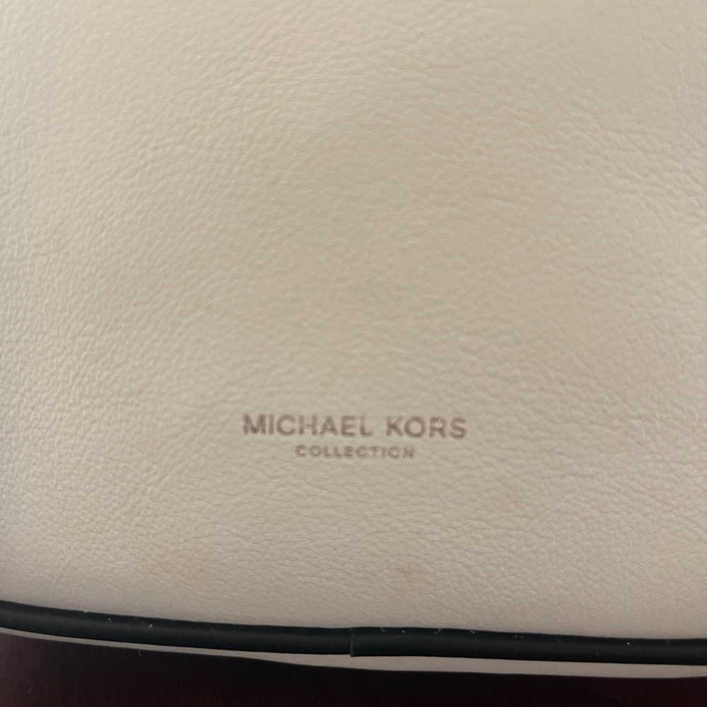 Michael Kors white crossbody.